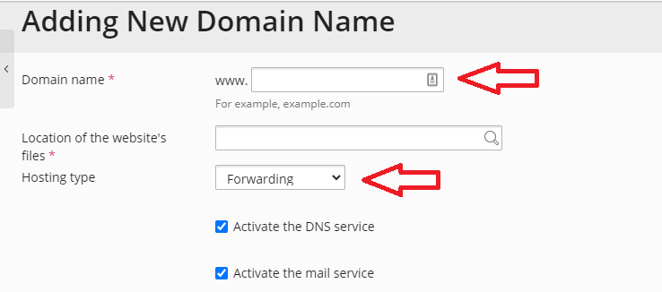 domain-forwarding