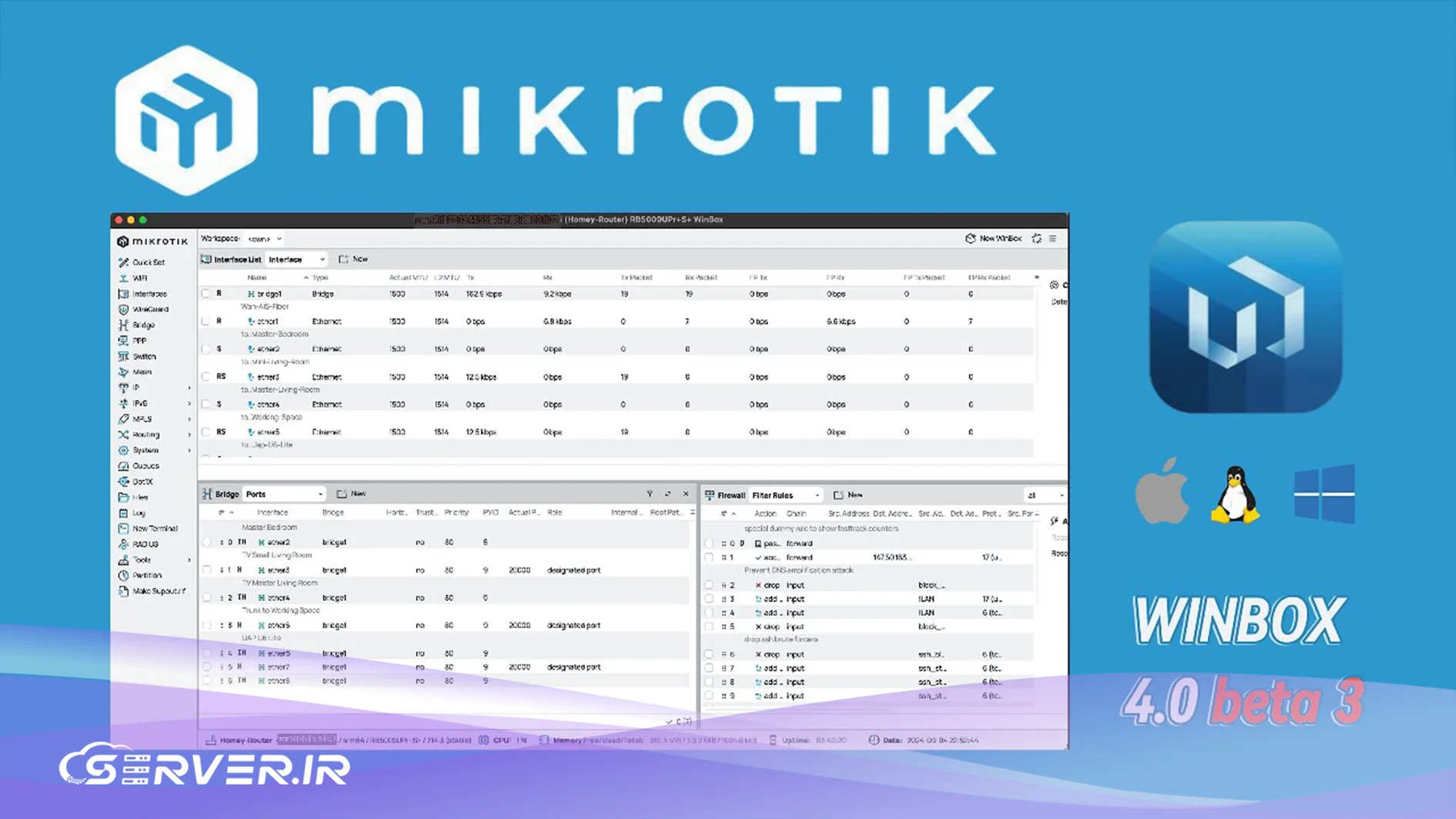 کاربرد winbox