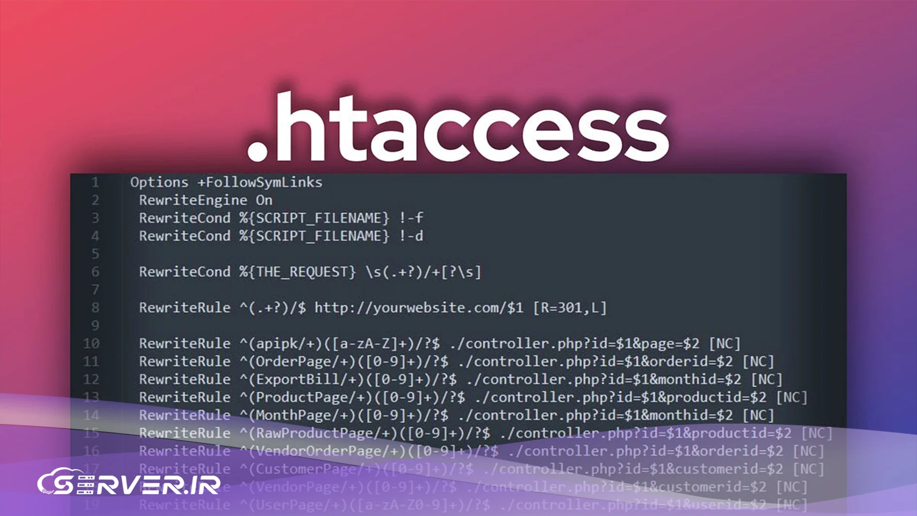 کاربردهای htaccess