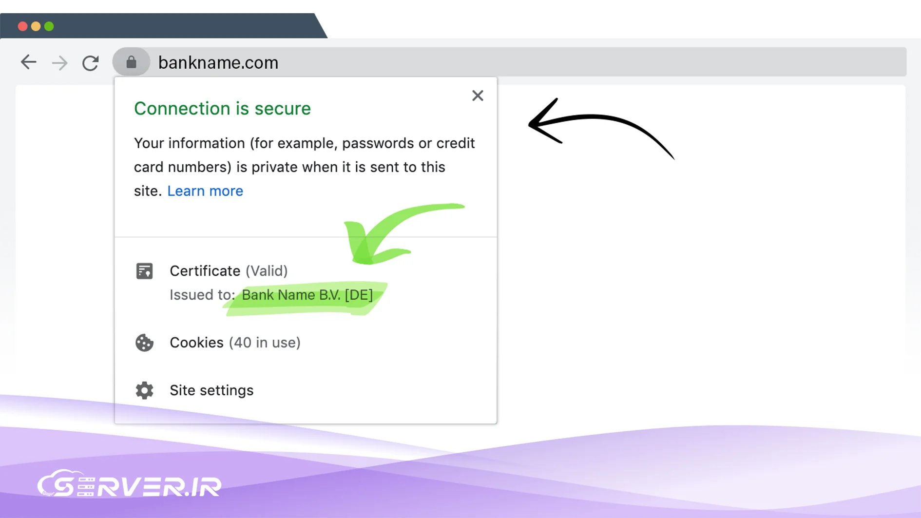 گواهینامه EV SSL