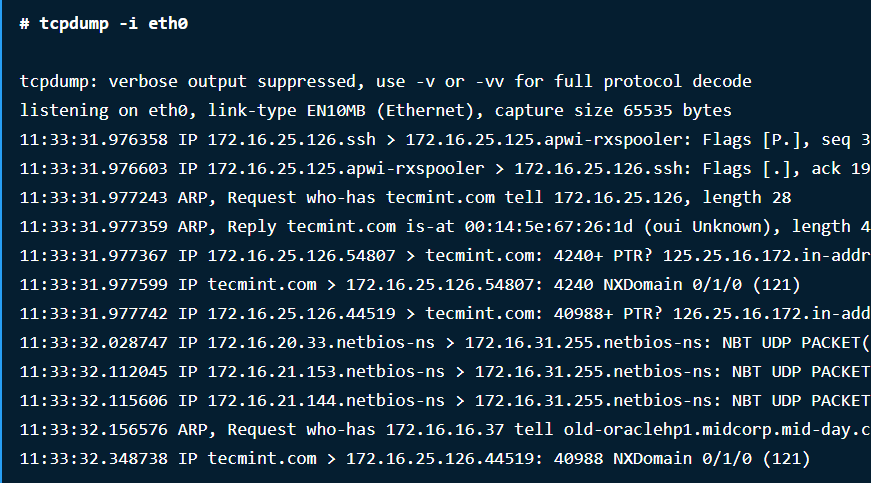 tcpdump