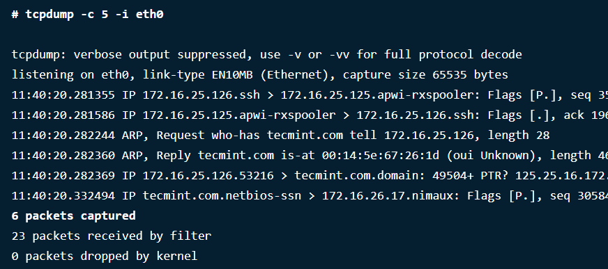 tcpdump