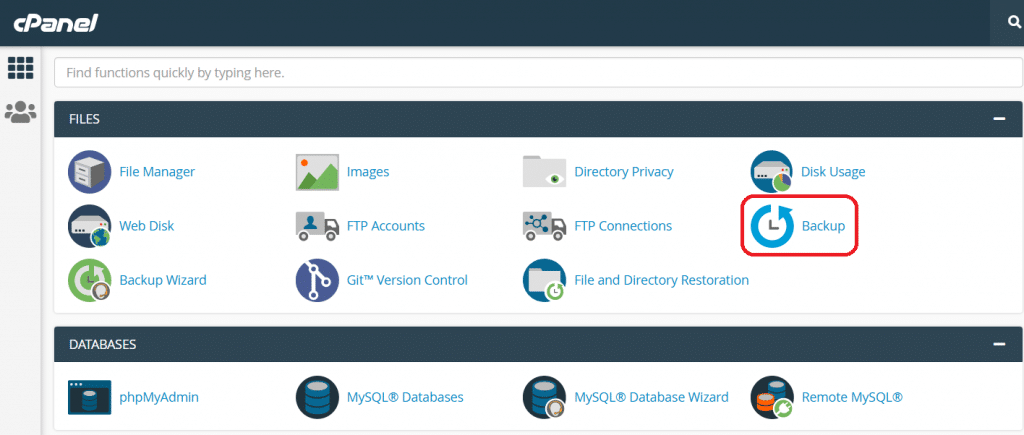 database-cpanel