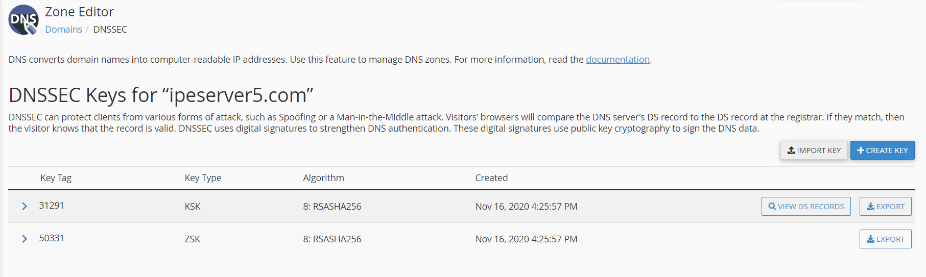 DNSSEC