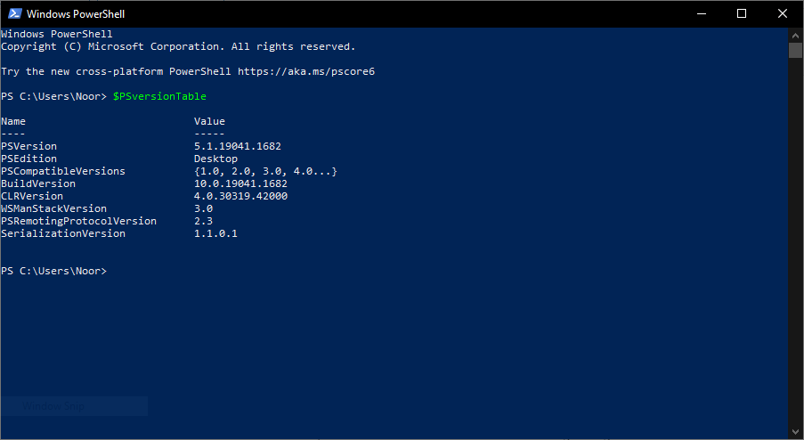 نحوه بررسی نسخه Powershell در Windows - سرور دات آی آر