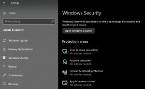 Windows Security