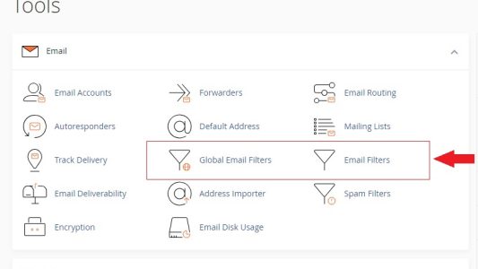 بلاک کردن ایمیل در cpanel
