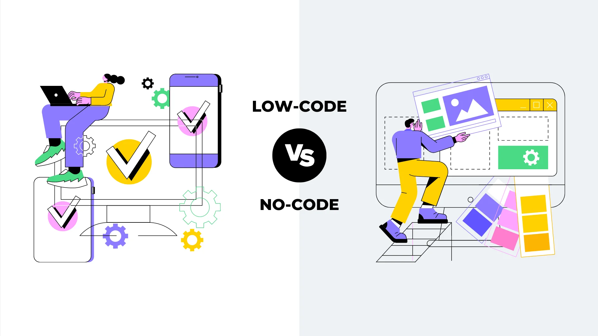 خدمات ابری Low-code و No-code Low-code