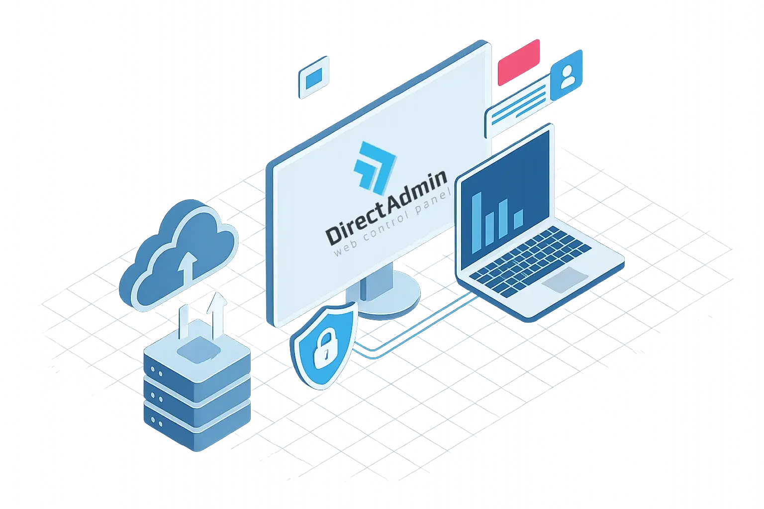 خرید کنترل پنل دایرکت ادمین