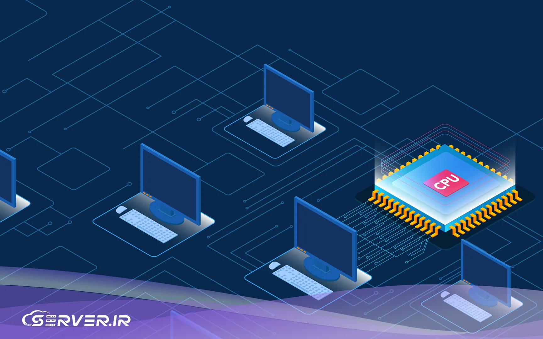 دلایل بالا رفتن مصرف CPU در سرور راه حل پایین آوردن مصرف CPU